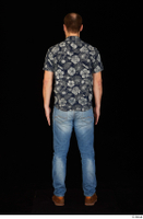  Orest blue jeans blue shirt brown shoes casual dressed standing whole body 0005.jpg